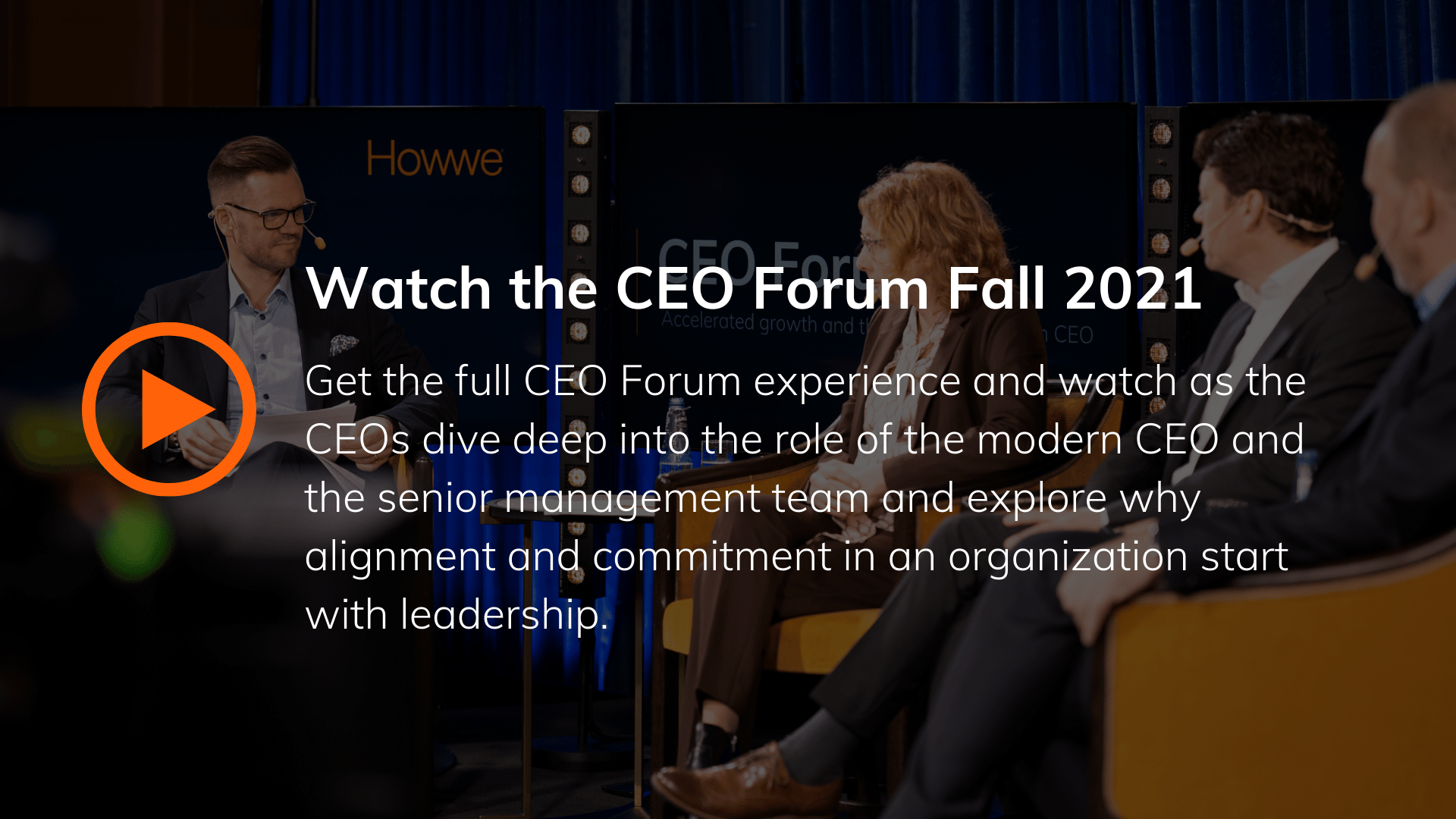 CEO FORUM Q&A from CEO Forum: "Pick your path - the role of the modern leader" CEO Forum