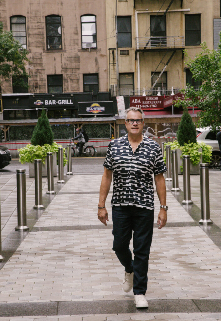 Ulf Arnetz on the streets of New York